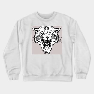 Tiger Head Crewneck Sweatshirt